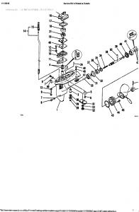 Mariner 4hp/5hp Water pump Impeller (Sanshin) 47-96305M (click for enlarged image)